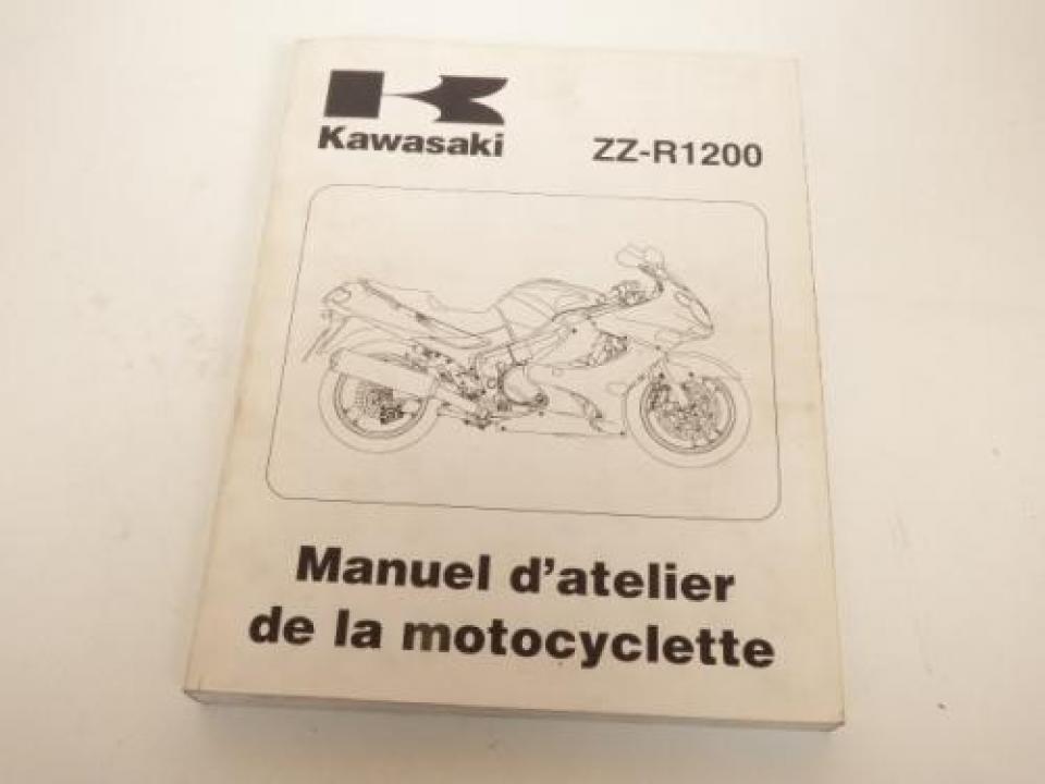 Revue technique d atelier Générique pour Moto Kawasaki 1200 ZZR 2002 ZX1200-C1 / ZX1200-D1 Neuf