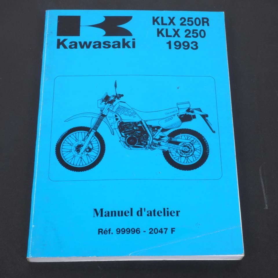 Revue technique d atelier origine pour moto Kawasaki 250 KLX 1993 99996-2047 F Occas