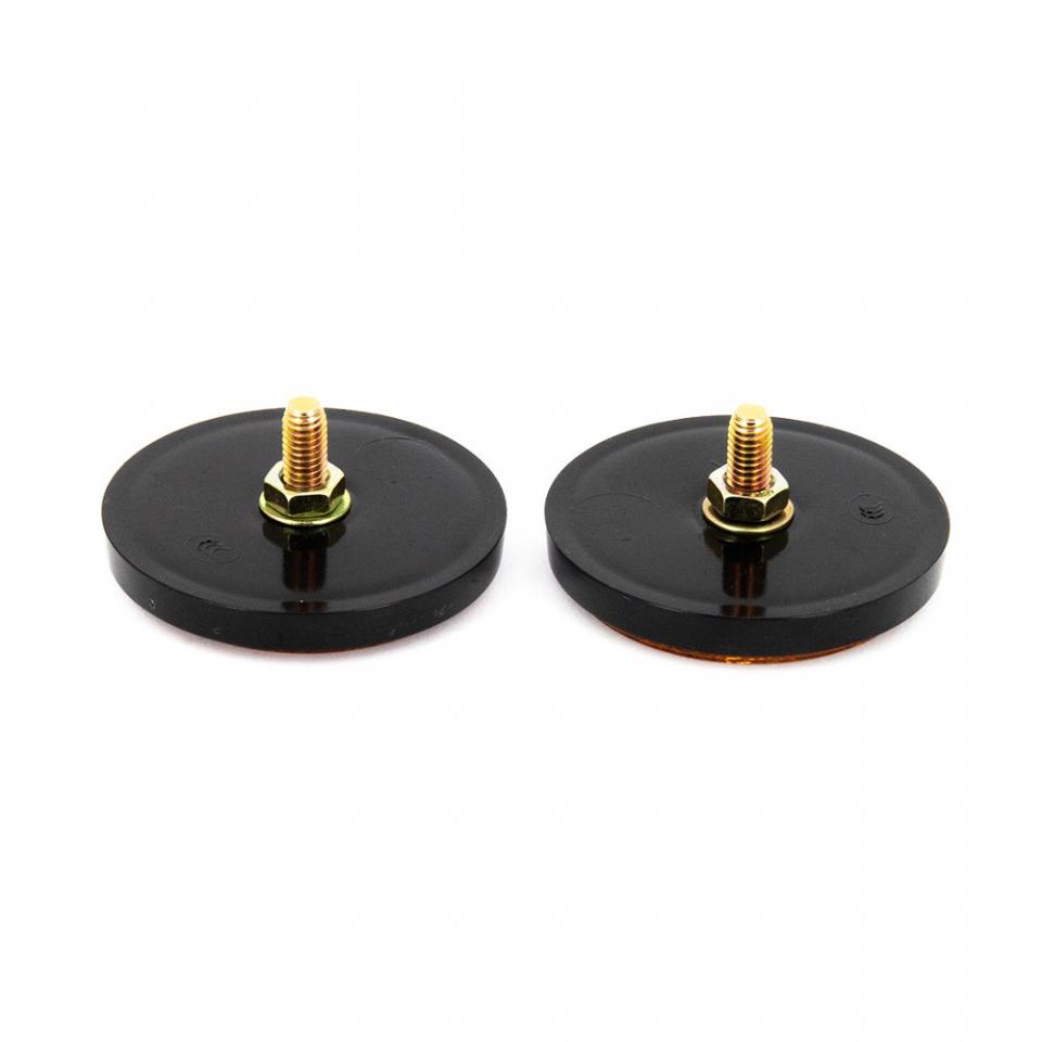 Catadioptre orange à visser Ø44mm Sifam pour moto scooter auto vélo / paire Neuf