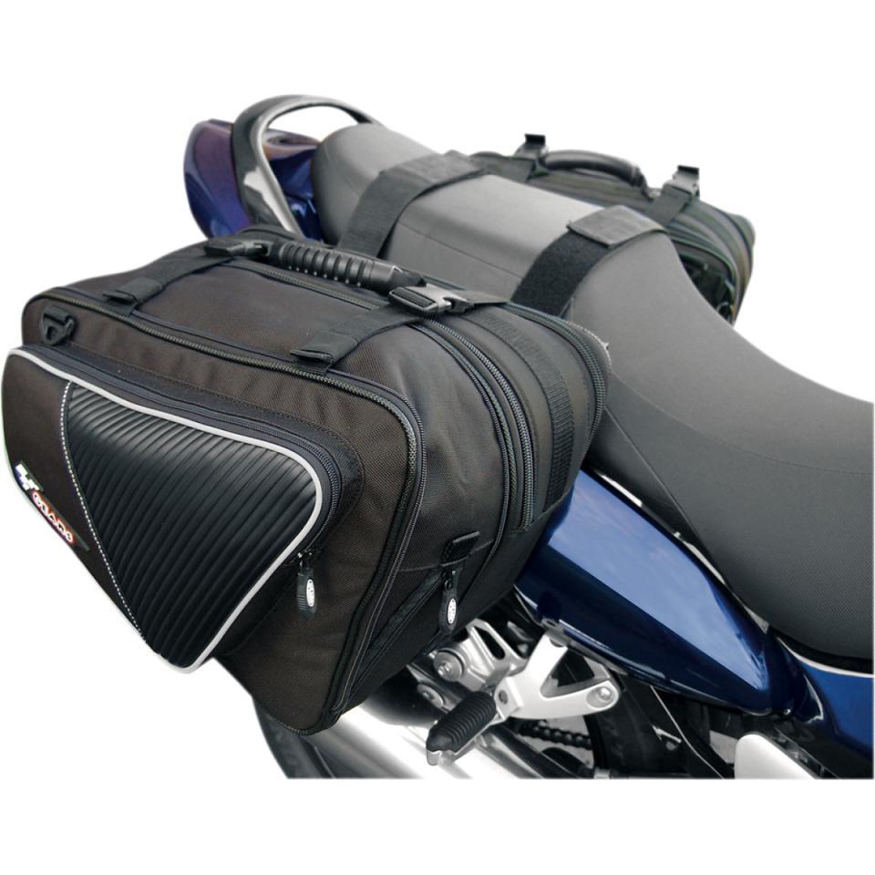 Paire de sacoches cavalières en textile Gears modèle Sport Tour pour moto Neuf