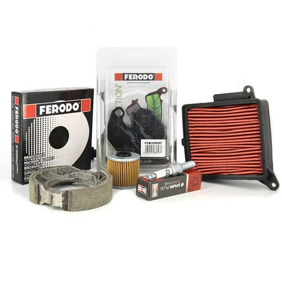 Kit révision entretien Ferodo pour Scooter Honda 125 Sh I Abs Etrier 2 Pistons 2013 à 2016 Neuf