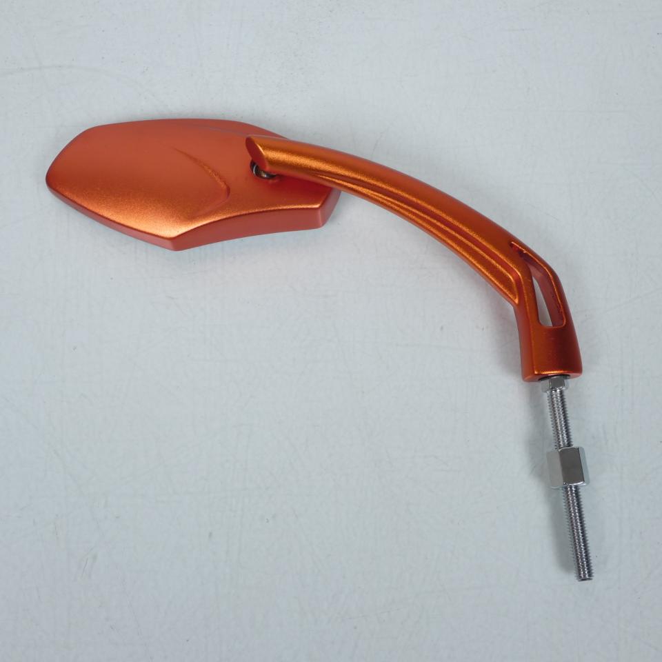 Rétroviseur droit Orange métallique Tun'R pour moto M8 pas 125 Neuf