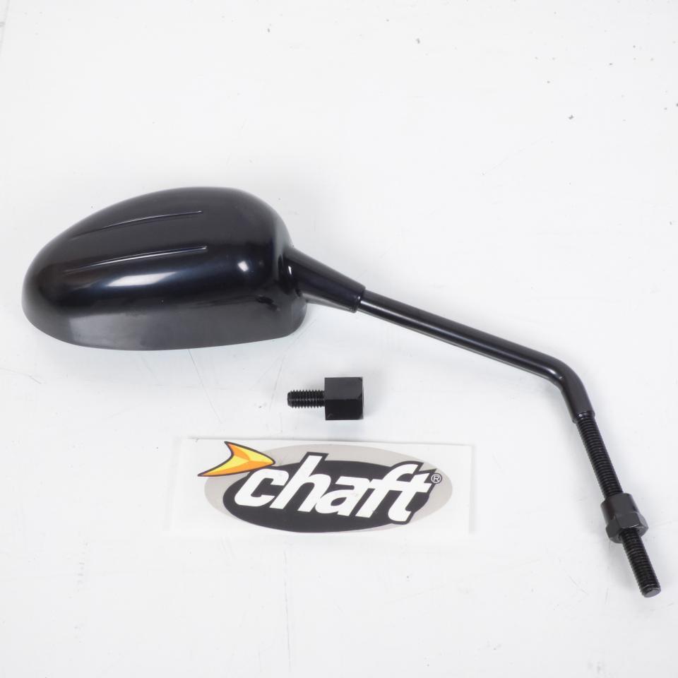 Rétroviseur droit Chaft grand prix coloris noir filetage 8mm IN 104 pour moto scooter neuf