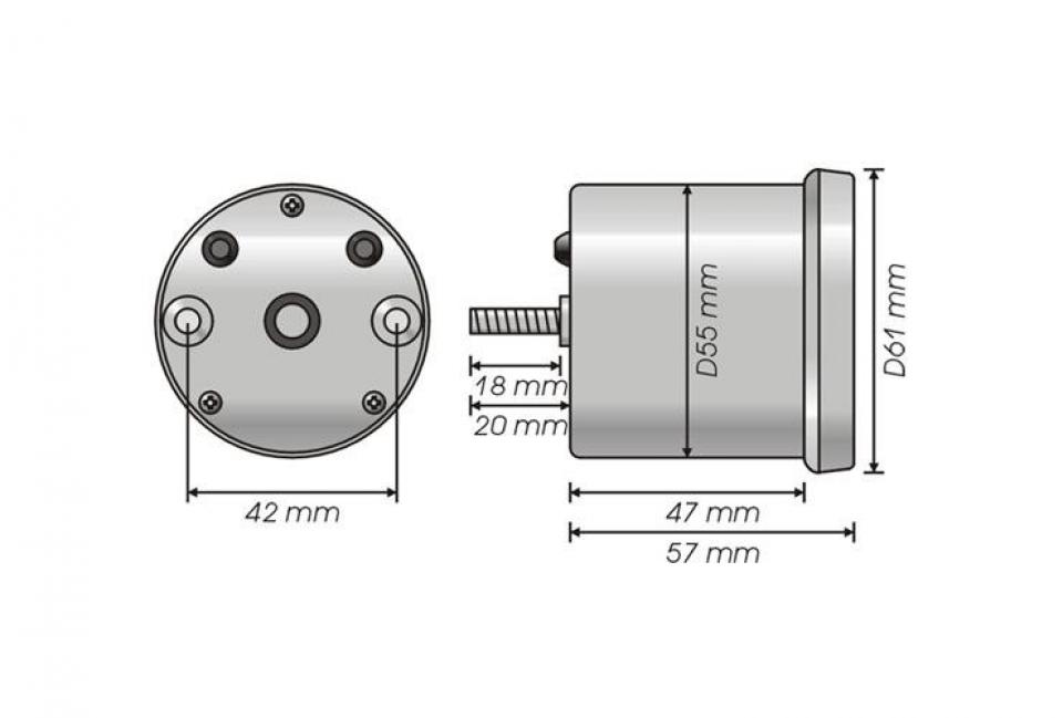 Compte tour Koso pour Auto Neuf