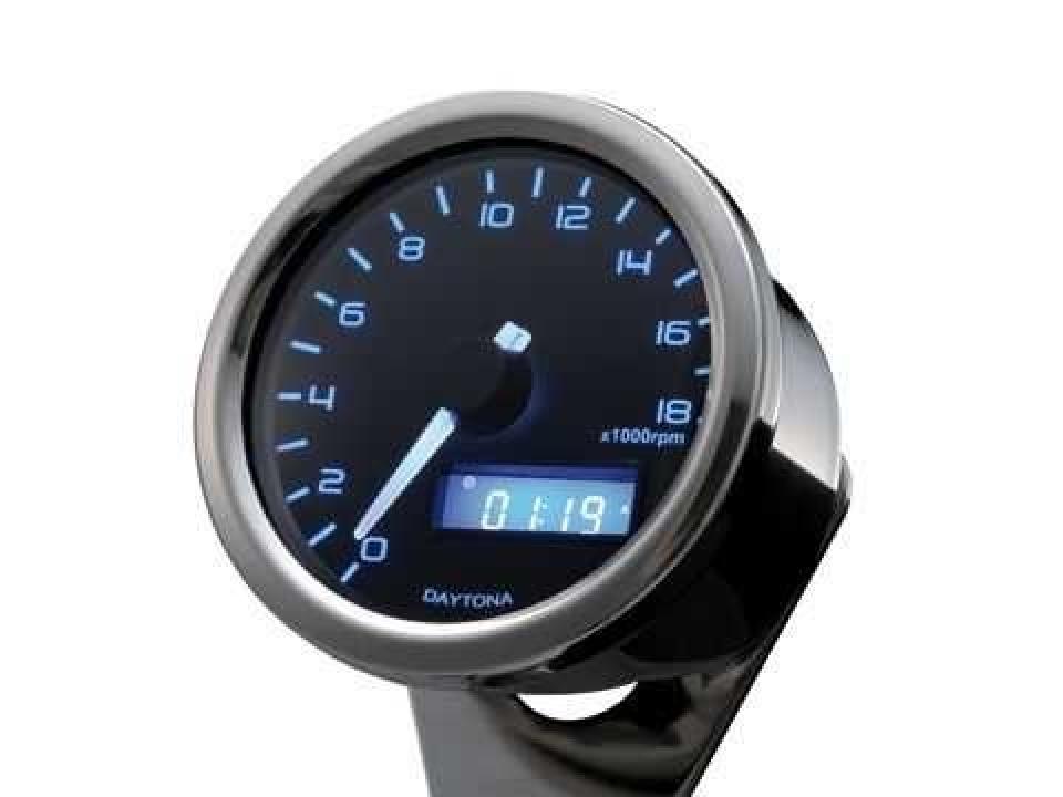 Compte-tour DAYTONA modèle Velona Ø60mm pour deux roues moto scooter Neuf