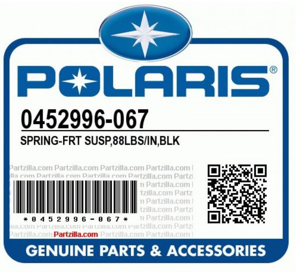Ressort origine pour Quad Polaris 90 Sportsman 2008-2014 0452996-067 Neuf