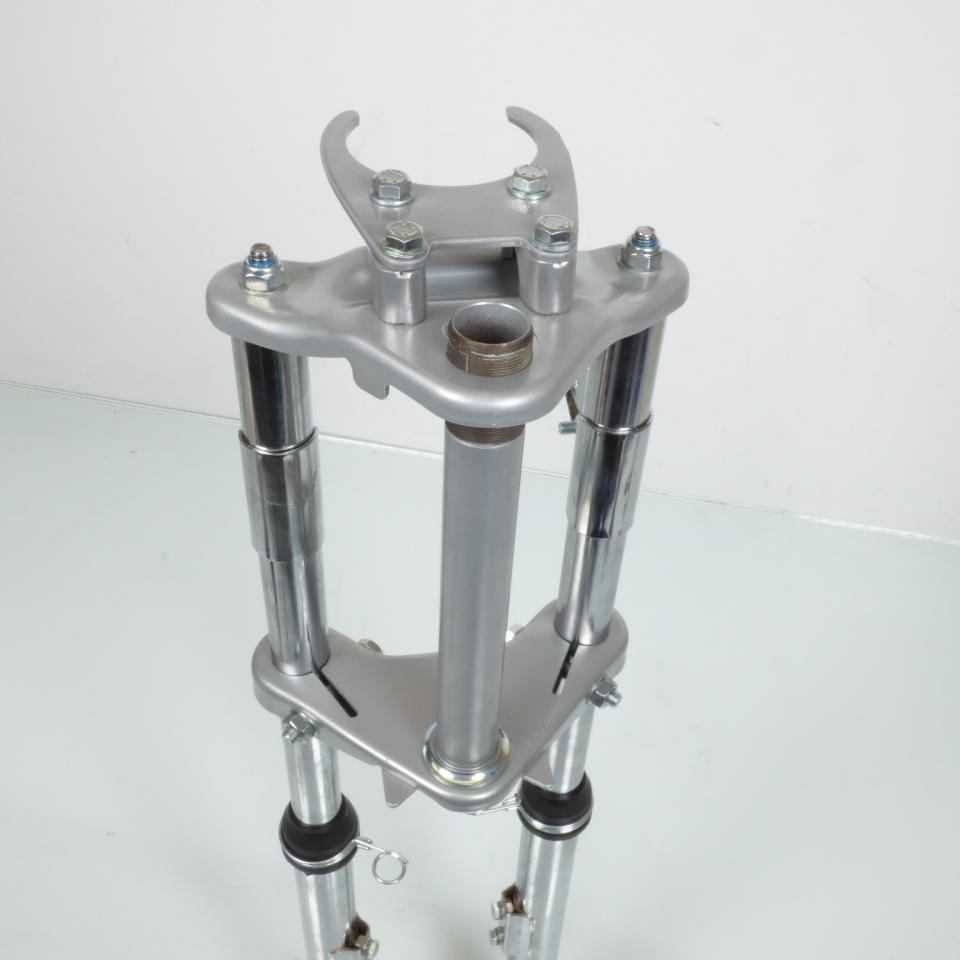 Fourche chromé et grise pour mobylette Peugeot 103 SP Ø26mm Neuf