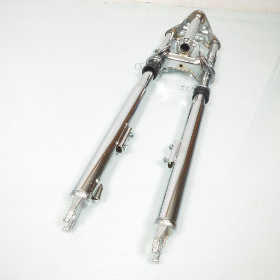 Fourche chromé et grise pour mobylette Peugeot 103 SP Ø26mm Neuf