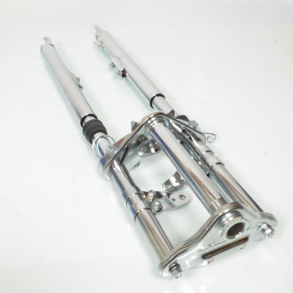 Fourche chromé et grise pour mobylette Peugeot 103 SP Ø26mm Neuf