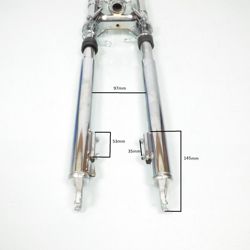 Fourche grise pour mobylette Peugeot 103 SP Ø26mm cyclomoteur cyclo mob