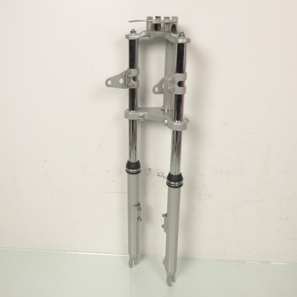Fourche grise suspension avant pour mobylette Peugeot 103 SP Ø26mm Neuf