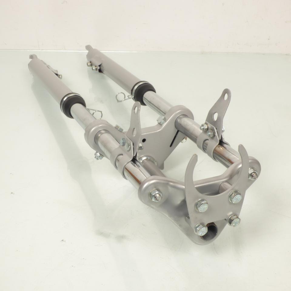 Fourche suspension avant grise pour mobylette Peugeot 103 SP Ø26 fixation basse