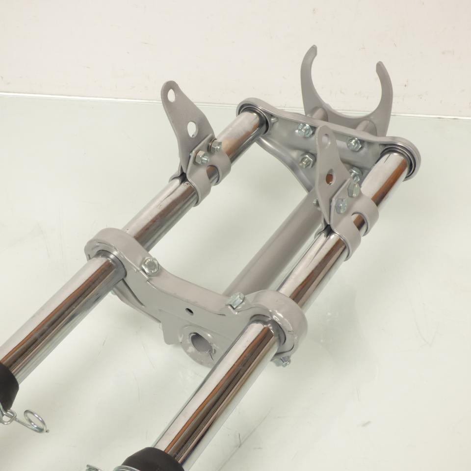 Fourche suspension avant grise pour mobylette Peugeot 103 SP Ø26 fixation basse