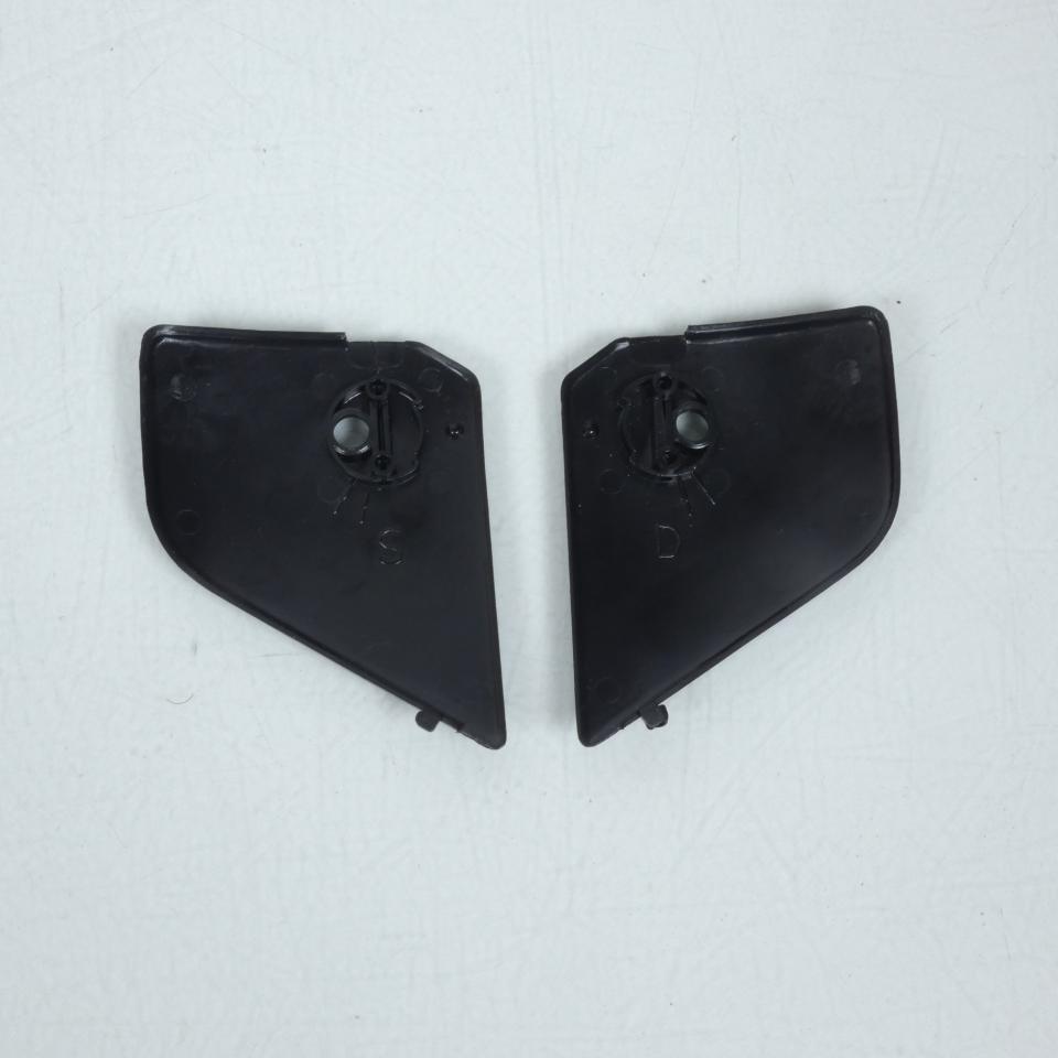 Paire de plaque fixation Noir visière casque Kiwi K21 pour deux roues Neuf