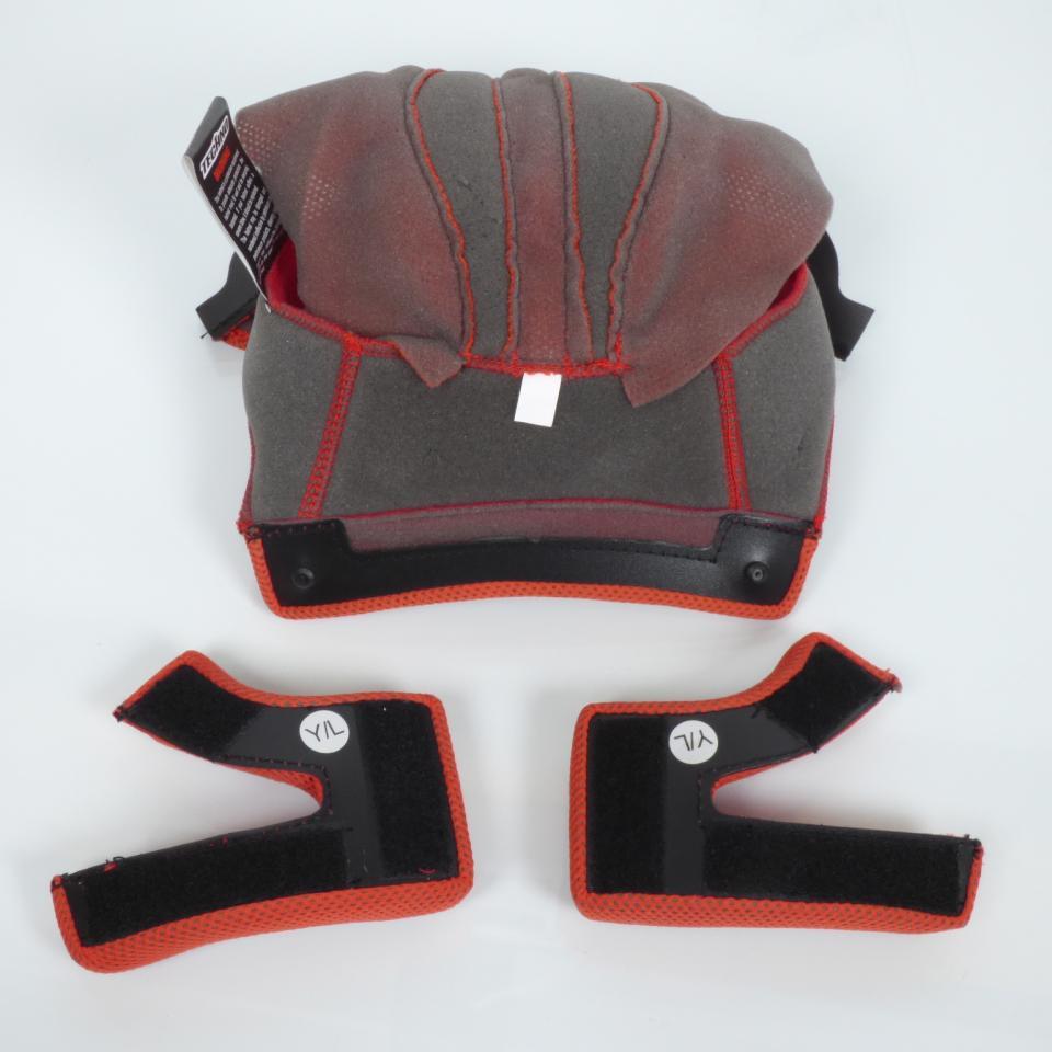 Mousse intérieur rouge de casque enfant Techno taille L Y/L pour moto deux roues