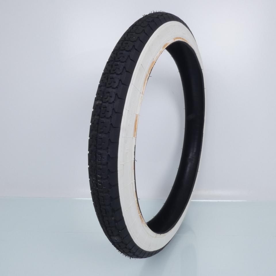 Pneu Mitas flanc blanc 2.25-18 2 1/4-18 B4 TT 42J mobylette cyclomoteur Occasion