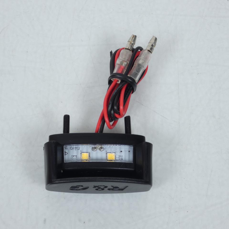 Support de plaque d'immatriculation R&G pour moto Yamaha 125 Dt R LP0055BK Leds