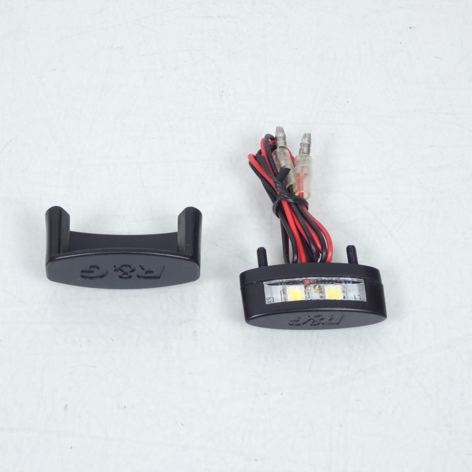 Support plaque immatriculation éclairage Led R&G pour moto Triumph 1050 Speed triple 2005 à 2010 LP0066BK Neuf