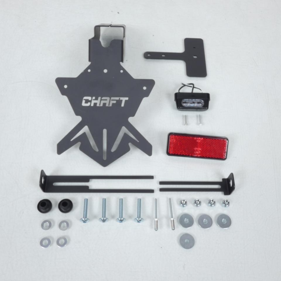Kit support plaque immatriculation Chaft pour moto Honda CBR 500 UL253 Noir