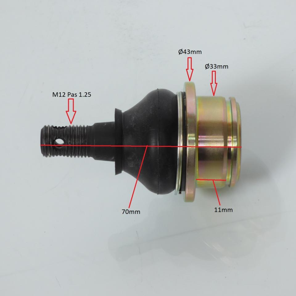 Rotule triangle avant inf ou sup pour Quad Kawasaki 750 KVF Brute force 2005 à 2017