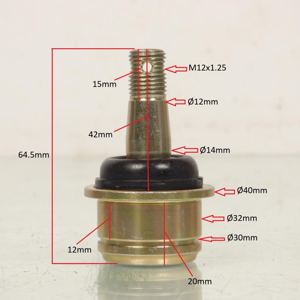 Rotule de triangle pour ssv Hytrack 700 JOBBER HS-56600-025-000 PJ00005250A0402