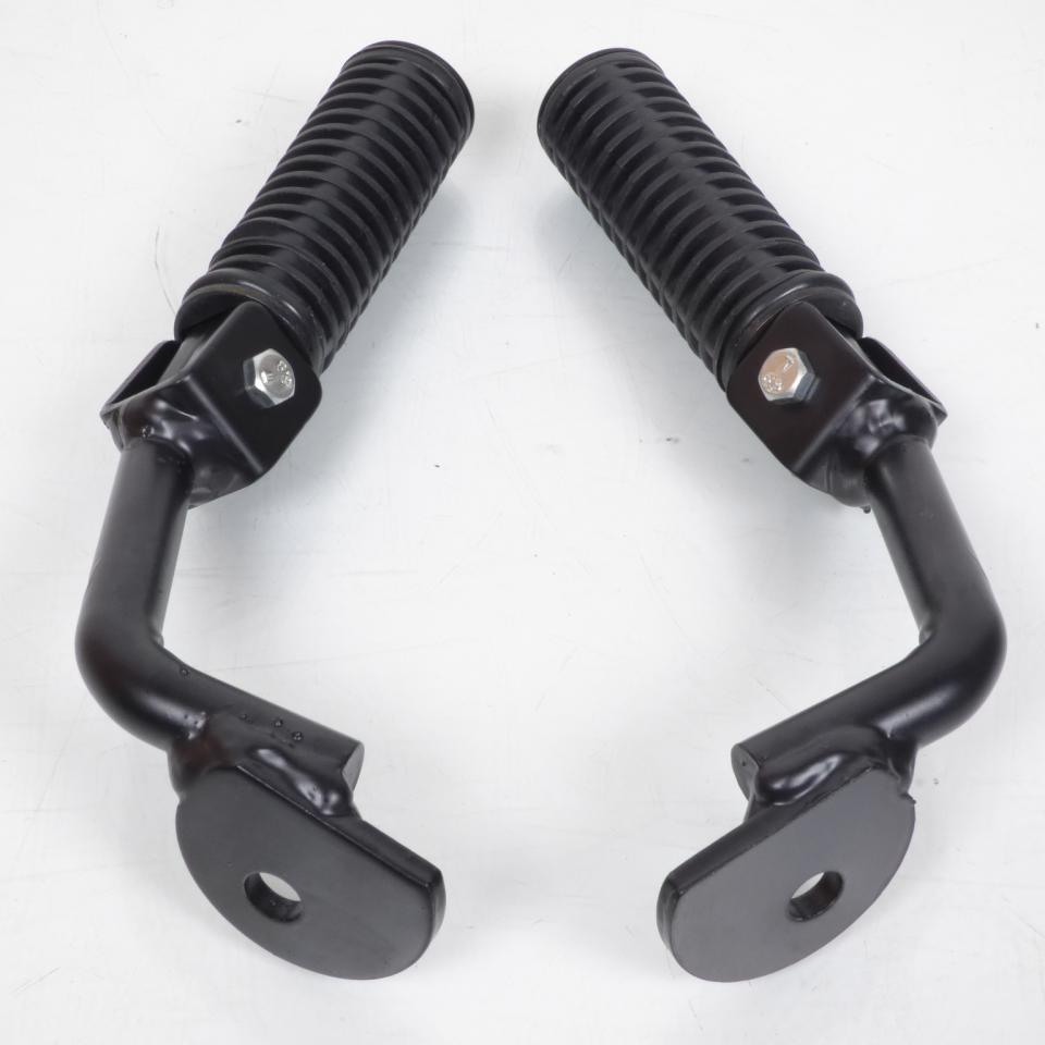 Pair de cale pied noir du passager arrière pour scooter MBK 50 Nitro Neuf