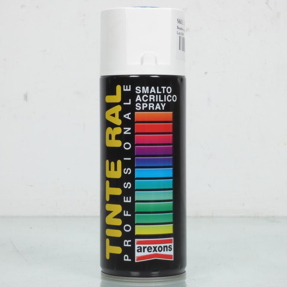 Bombe de peinture bleu RAL 5012 Arexon 3206 spécial métal 400ml pour moto