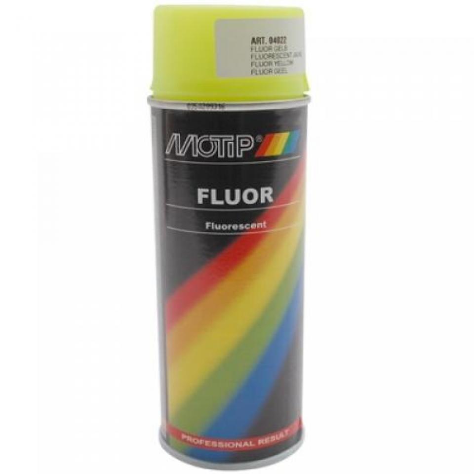 Bombe de peinture Motip pour Auto Jaune fluo / 400ml / M04022 Neuf