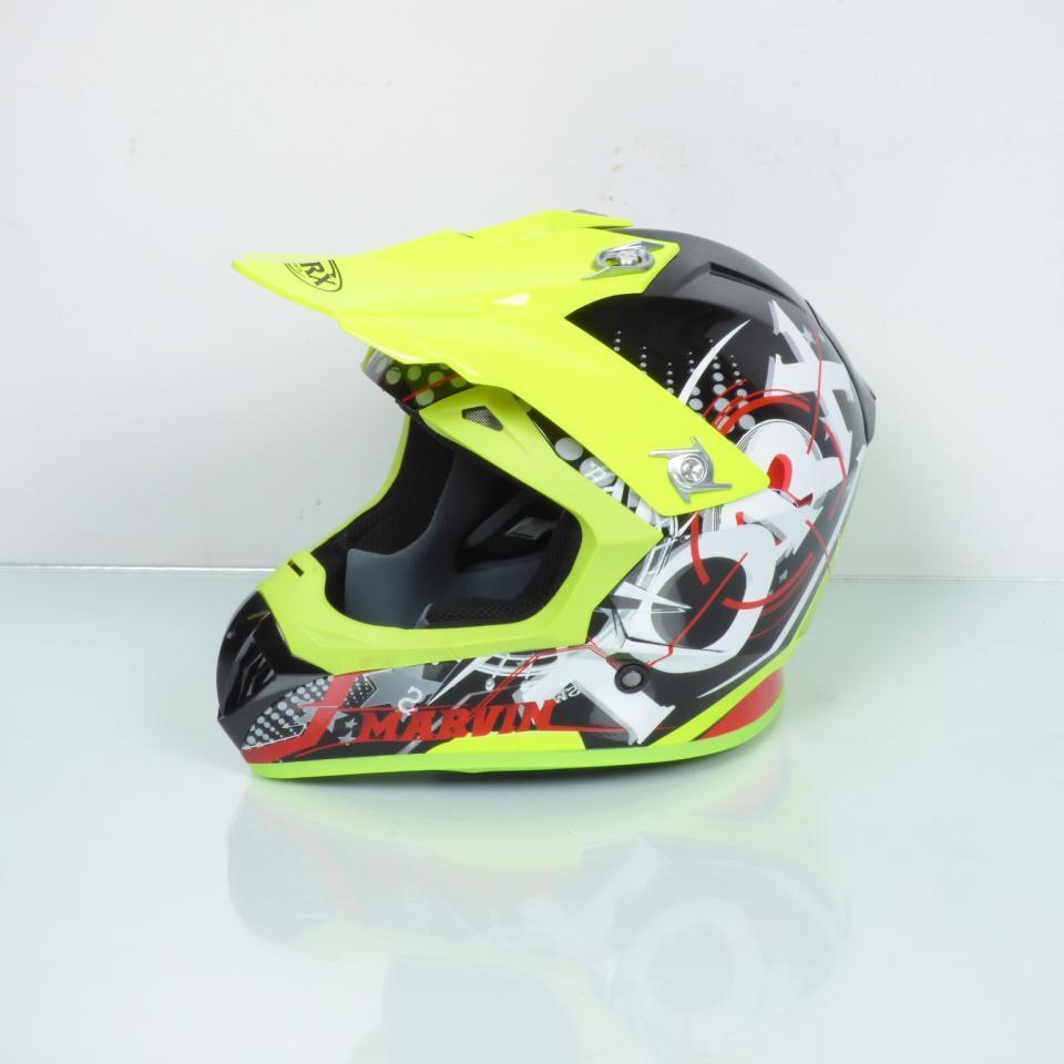 Casque pour moto cross Torx Marvin Eyes Neon Lemon Taille XL jaune vert fluo