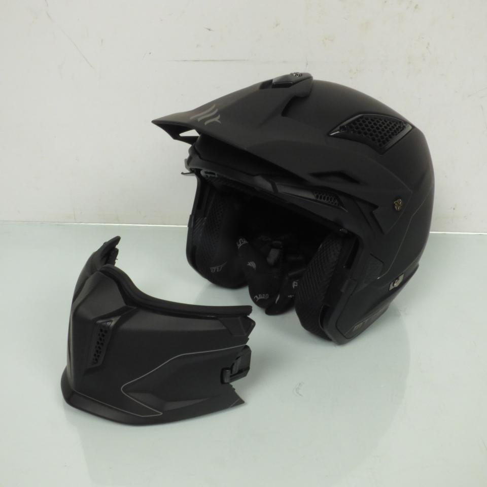 Casque moto cross avec mentonnière amovible MT Helmets Streetfighter SV Taille XS 53-54cm pour moto street