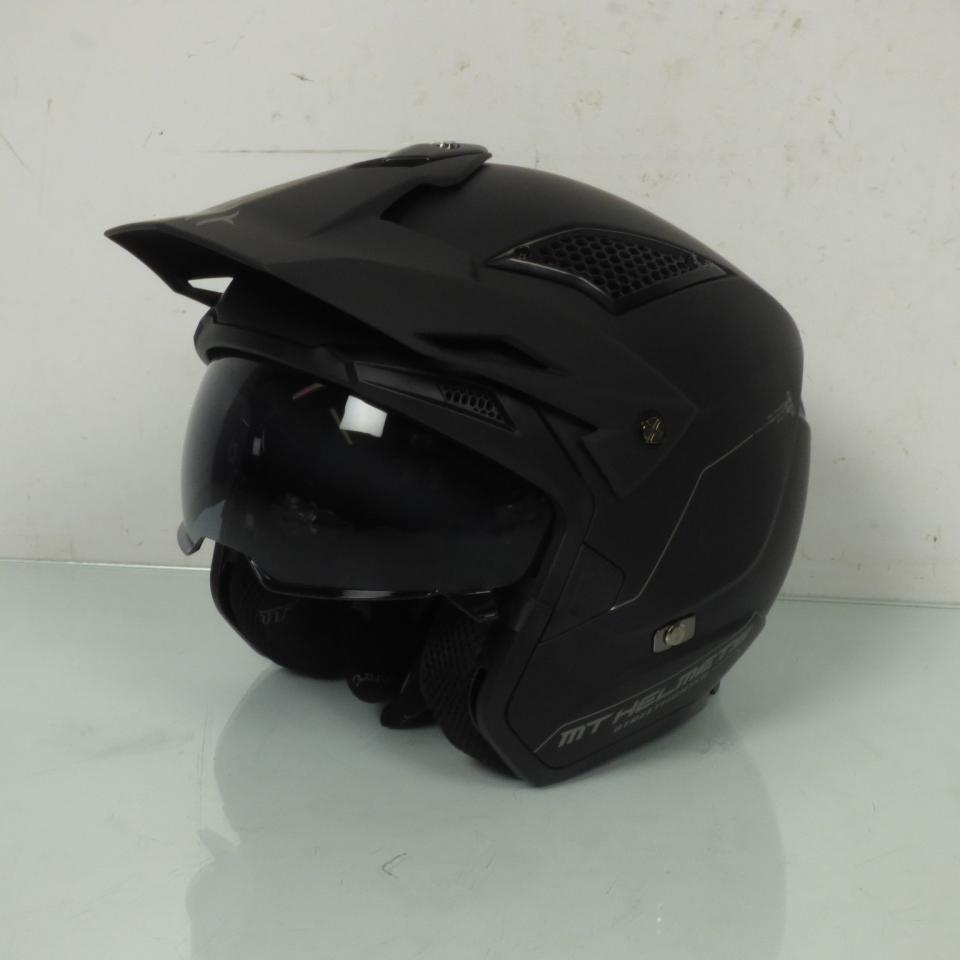 Casque moto cross avec mentonnière amovible MT Helmets Streetfighter SV Taille XS 53-54cm pour moto street