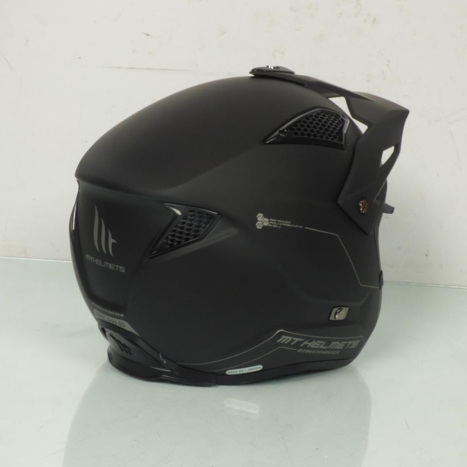 Casque moto cross avec mentonnière amovible MT Helmets Streetfighter SV Taille XS 53-54cm pour moto street