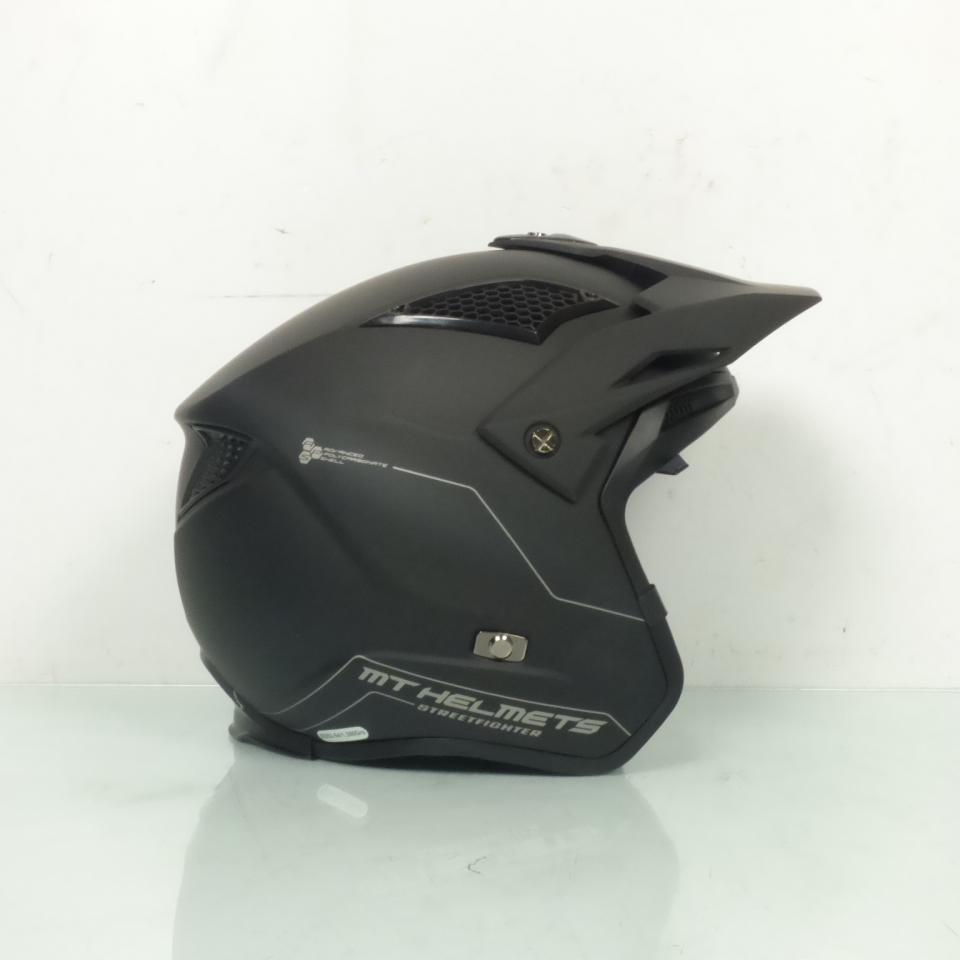 Casque moto cross avec mentonnière amovible MT Helmets Streetfighter SV Taille XS 53-54cm pour moto street