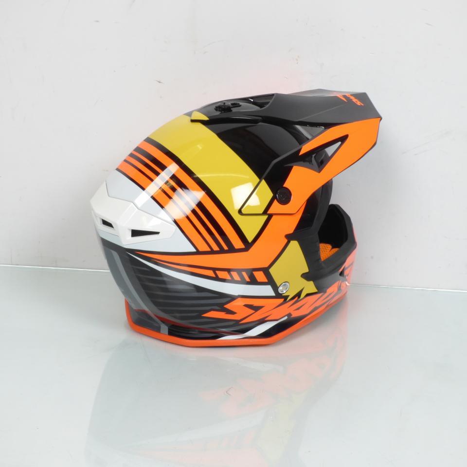 Casque cross orange noir Swap's Taille XS S818 Neuf pour moto cross enduro TT