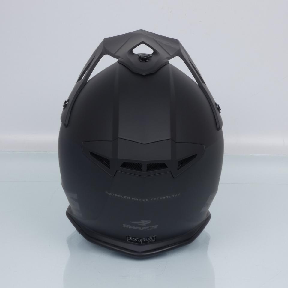 Casque pour moto cross Swaps Blur S818 noir mat taille L 59-60cm supermotard Neuf