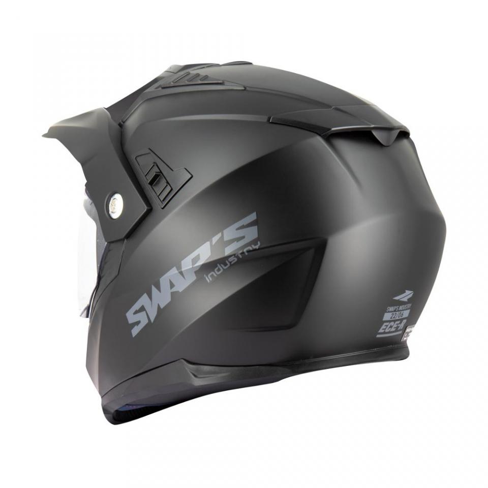 Casque moto cross trail Swaps Enduro S789 Crux noir mat Taille S 55-56cm Neuf