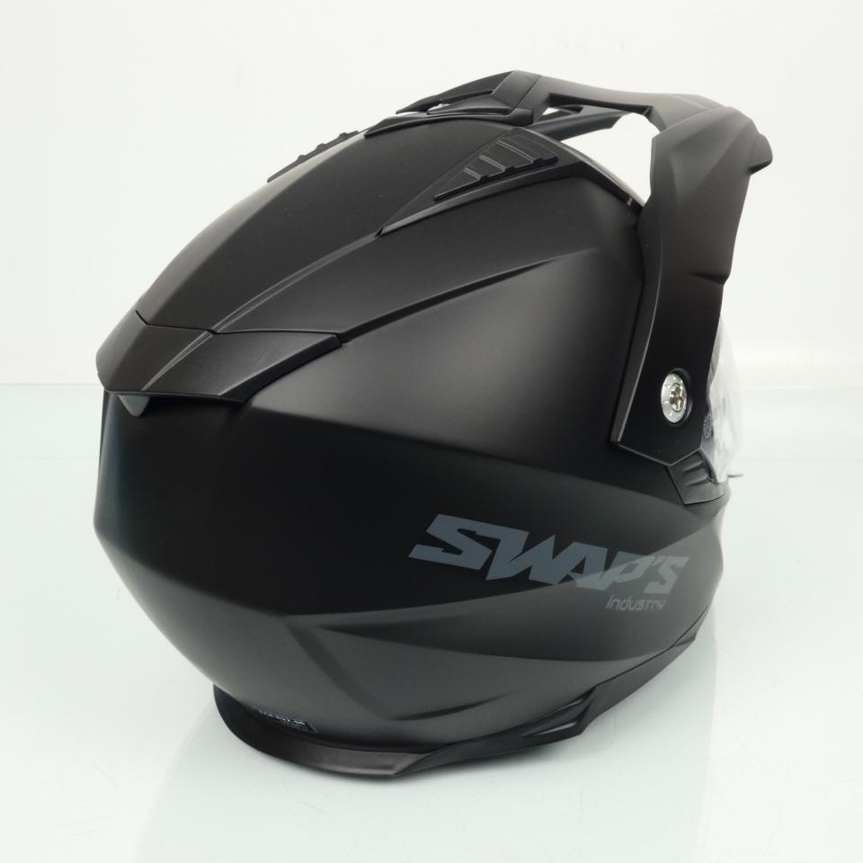 Casque pour moto cross trail Swaps Enduro S789 Crux noir mat Taille XL 61-62cm Neuf