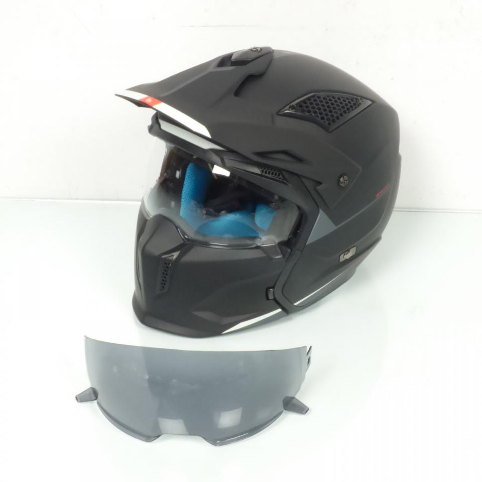 Casque pour moto trial mentonnière amovible MT Helmets Streetfighter SV Taille XS 53-54cm