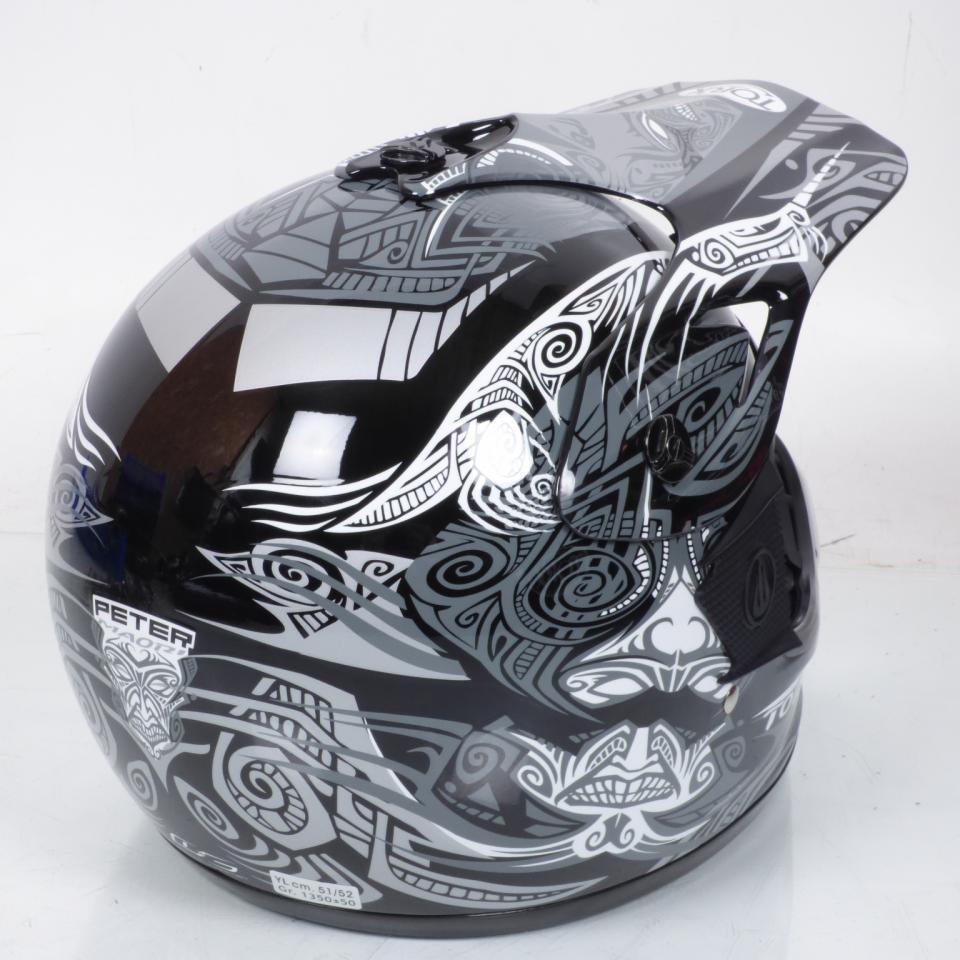 Casque de pour moto cross Torx Peter Maori taille M Enfant YM Kid Neuf