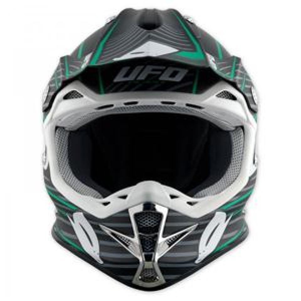 Casque enduro cross tout terrain vert UFO taille XL pour Homme Femme UFO0107K-004 Neuf