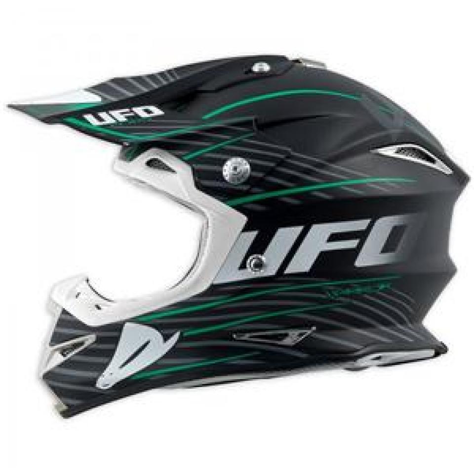 Casque enduro cross tout terrain vert UFO taille XL pour Homme Femme UFO0107K-004 Neuf