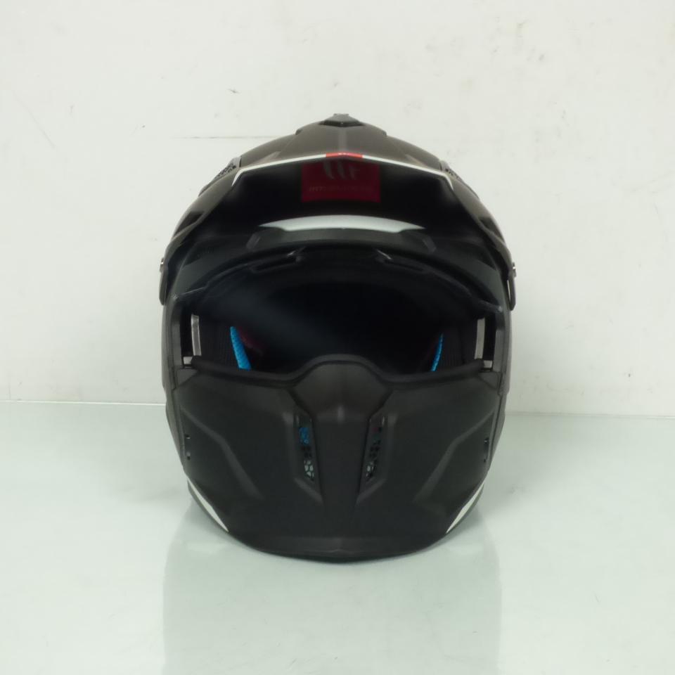 Casque taille XL pour moto trial mentonnière amovible MT Streetfighter 61-62cm