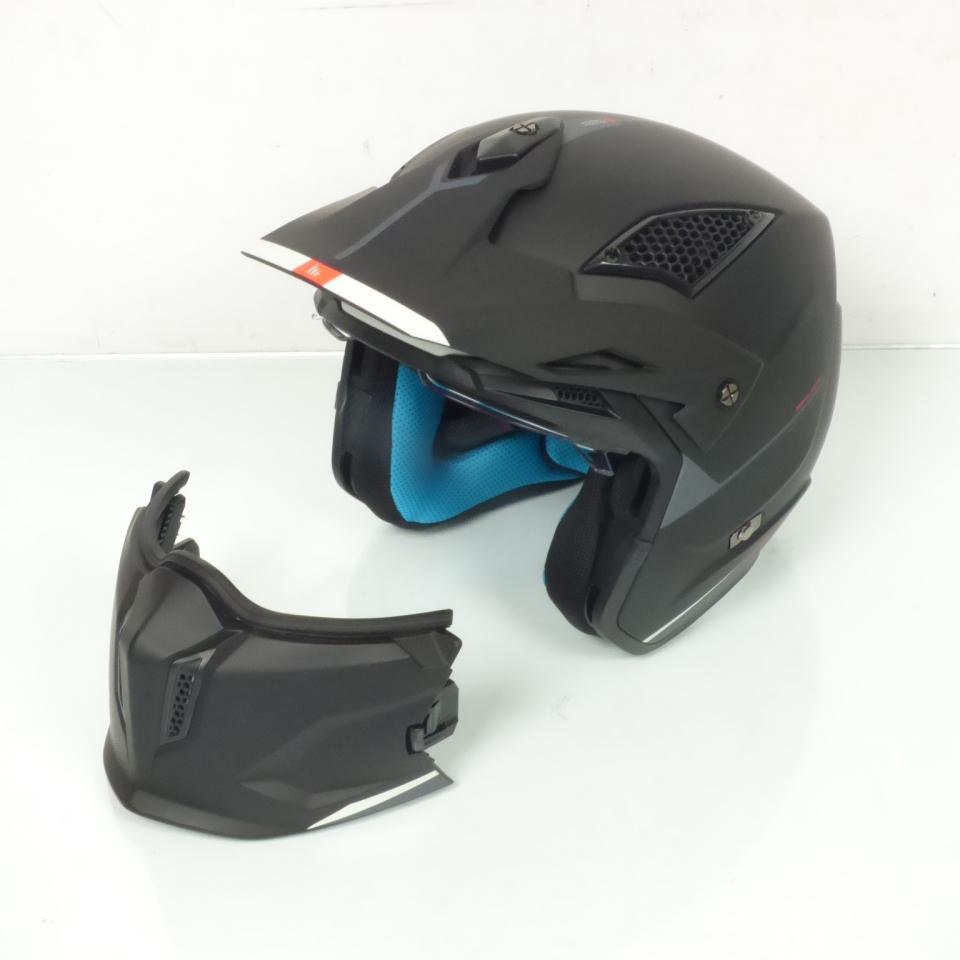Casque taille XL pour moto trial mentonnière amovible MT Streetfighter 61-62cm