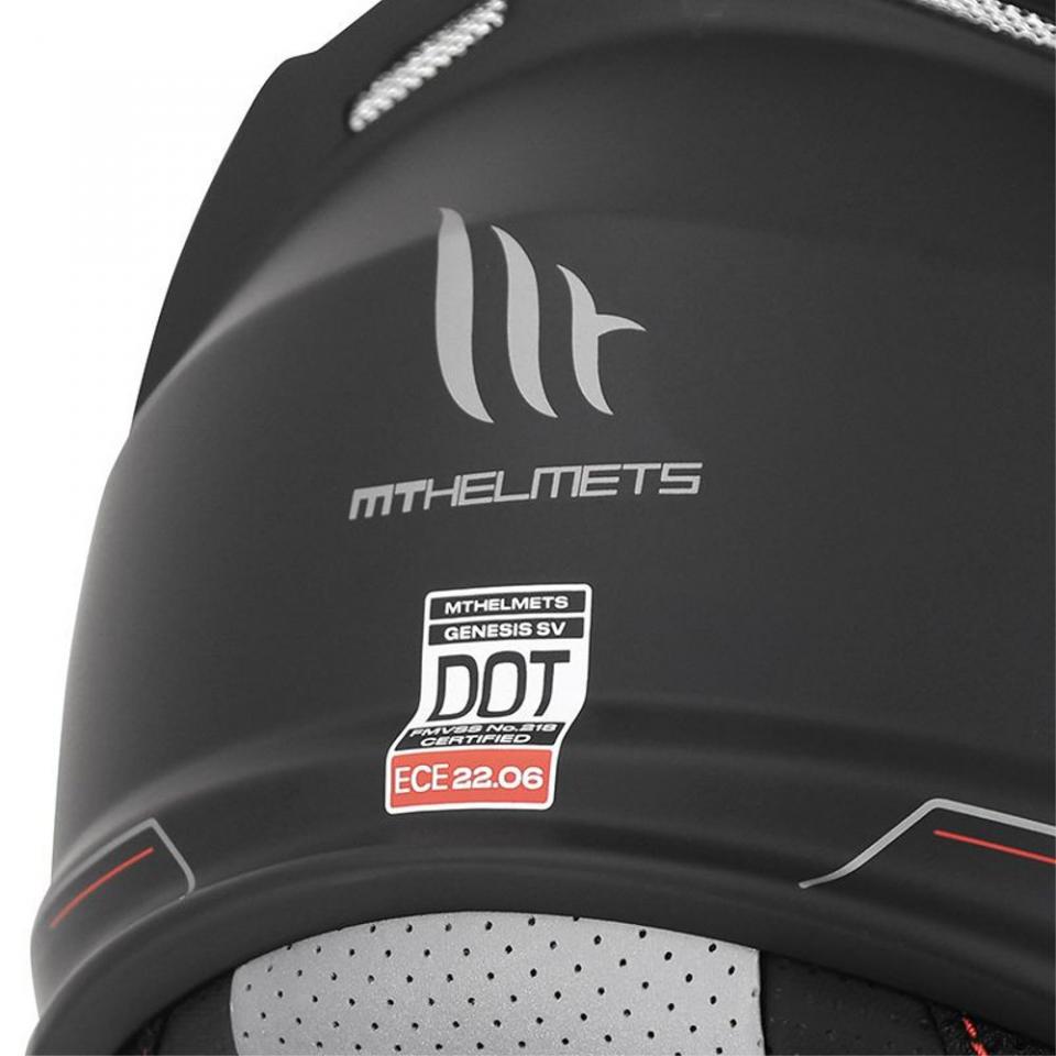 Casque moto modulable P/J MT HELMETS Genesis SV noir mat Taille XL 61-62cm Neuf