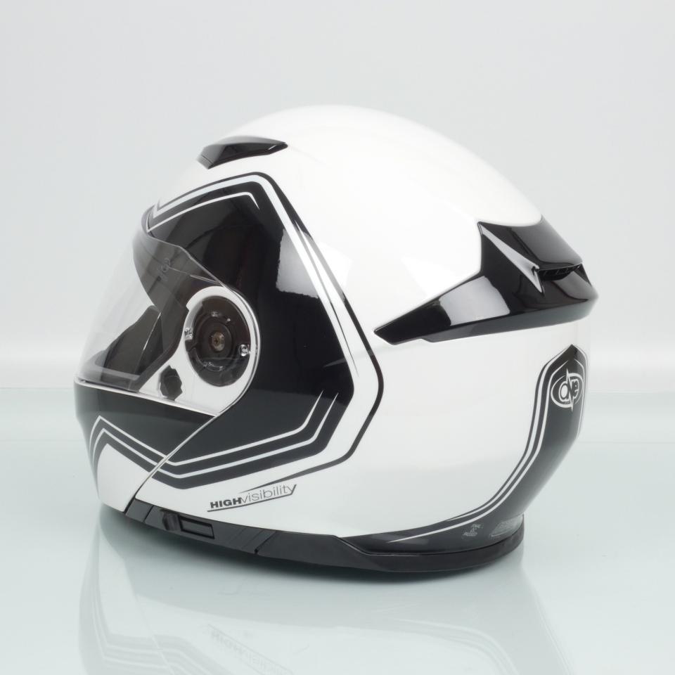 Casque pour moto modulable One Outline 2.0 blanc noir homme femme Taille XL 62cm Neuf