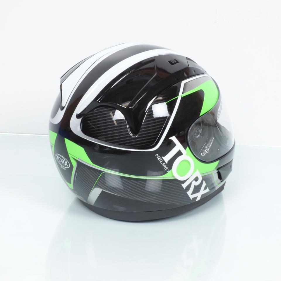Casque intégral Torx pour Deux Roues Torx Taille XS Billy swap vert néon / 53-54cm Neuf
