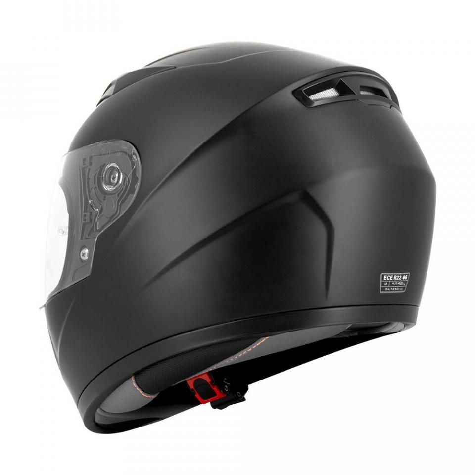 Casque intégral moto route pour enfant Eight Seeker S446 taille S 47-48cm noir