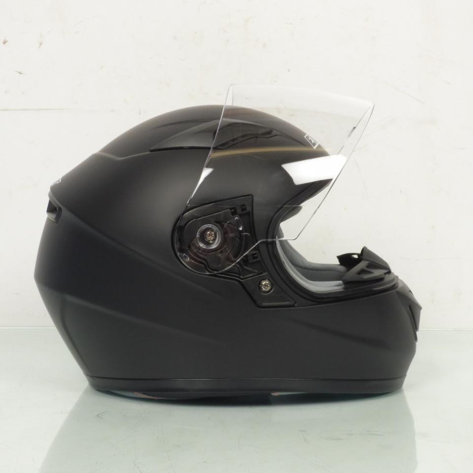 Casque intégral moto route pour enfant Eight Seeker S446 taille S 47-48cm noir