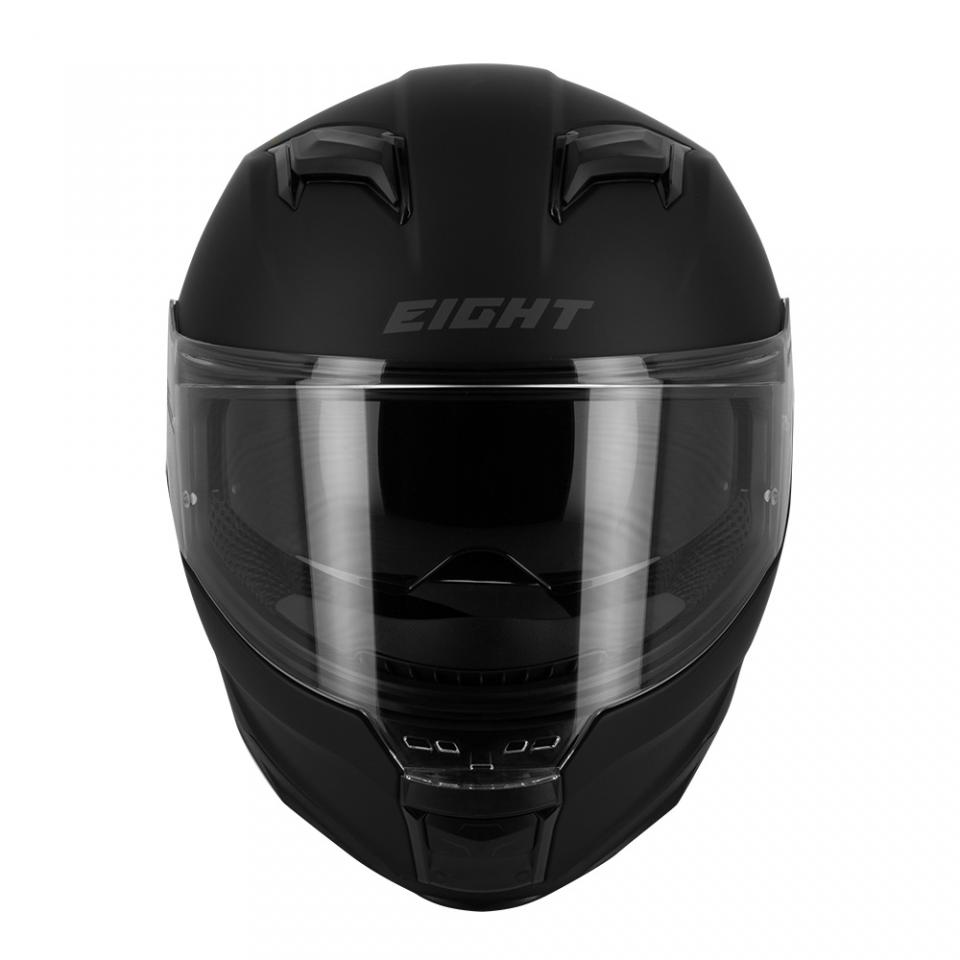 Casque intégral noir mat Taille XS 53-54cm pour homme femme Eight VENGE R S442