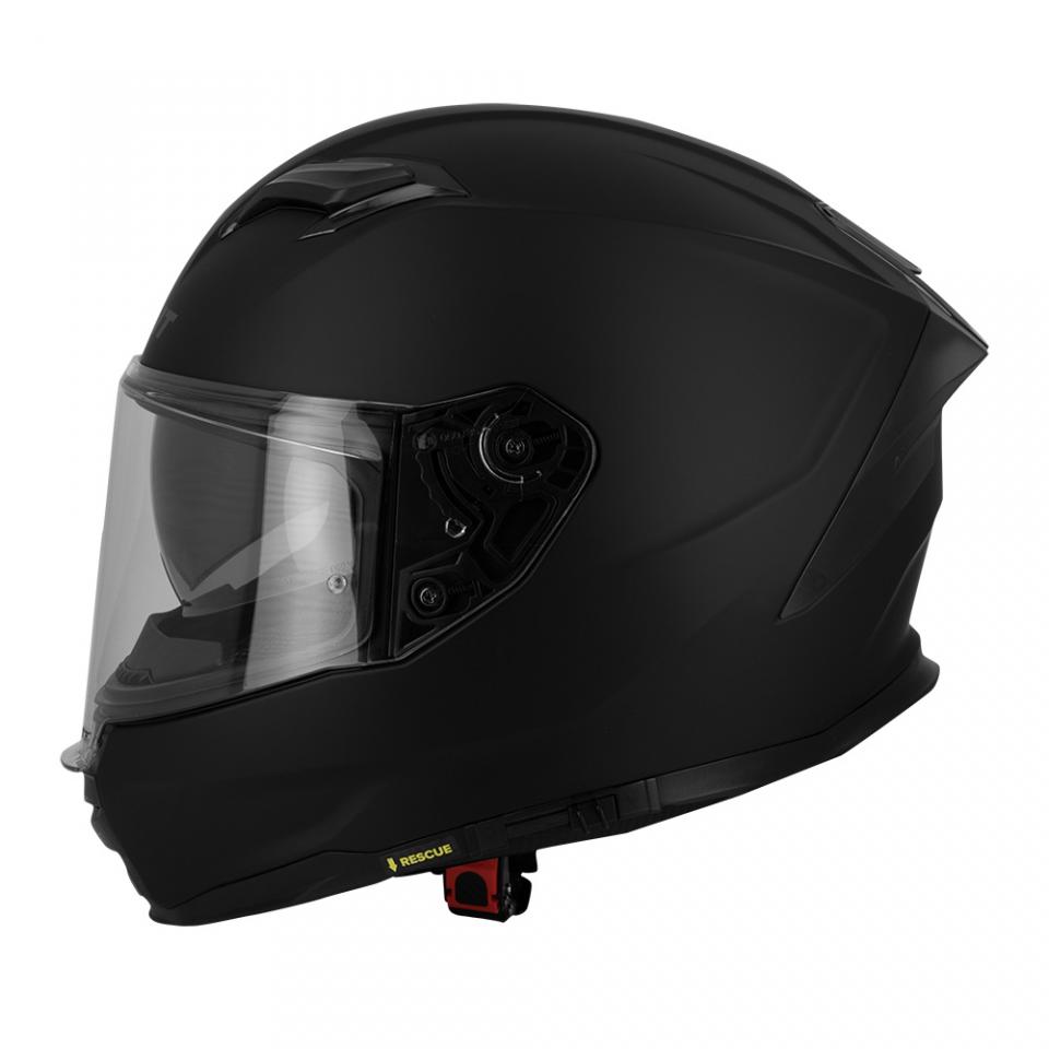 Casque intégral noir mat Taille XS 53-54cm pour homme femme Eight VENGE R S442